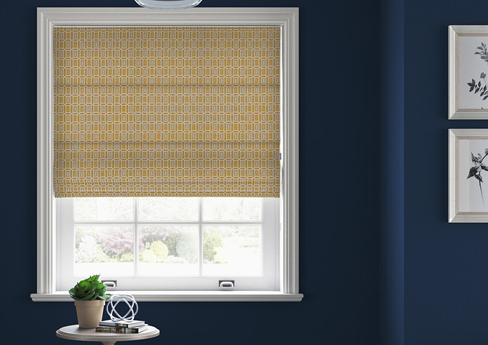 Pavillion, Ochre - Roman Blind - Image 3